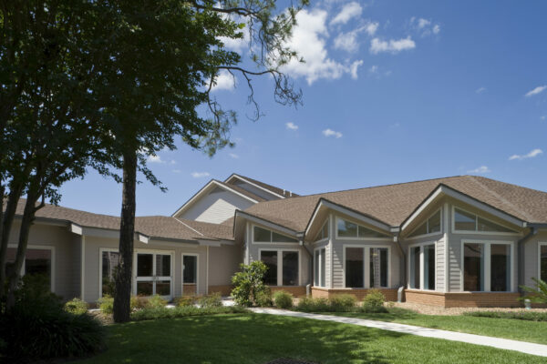 A view from the outside on Holly Hall - A Christian Retirement Community.